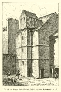 Fortet kolejinin kalıntıları, rue des Sept-Voies, no 27 by French School