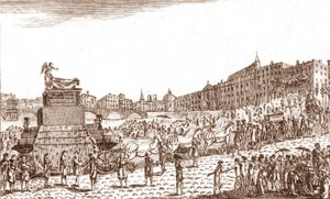 Voltaire'in küllerinin dönüşü (Francois Marie Arouet dit Voltaire by French School