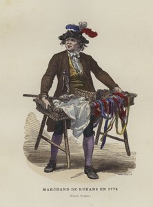 Şerit satıcısı, 1774 by French School