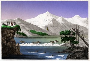 Rio Magdalena. (gravür, yaklaşık 1840) by French School