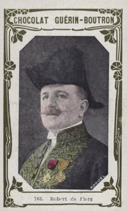 Robert de Flers (renkli fotoğraf) by French School