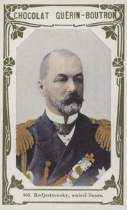 Rodjestvensky, amiral Russe (renkli fotoğraf) by French School