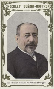 Rouvier, Dışişleri Bakanı (renkli fotoğraf) by French School