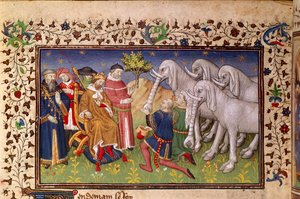 Royal 20 B. XX, fol.82v, Alexander