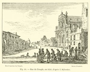 Rue du Temple, 1650