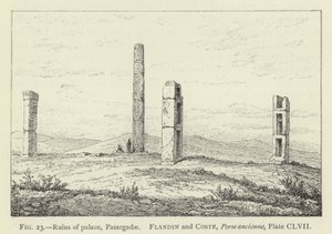 Saray kalıntıları, Pasargadae by French School