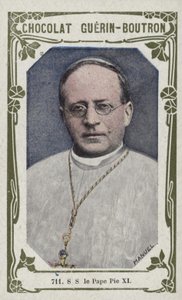 S S le Pape Pie XI (renkli fotoğraf)