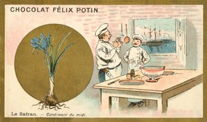 Safran (kromolitho) by French School