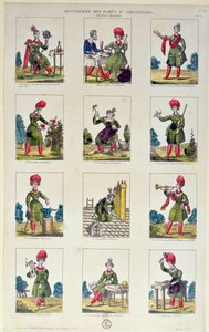 Saint-Simoncu Kadınlar ve meslekleri, 1830 dolayları by French School
