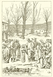 Saint Germain ve Genevieve by French School