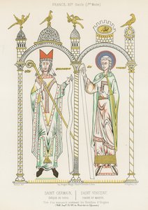 Saint Germain ve Saint Vincent by French School