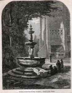 Parmak Aziz John. (gravür, yaklaşık 1850) by French School