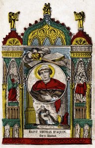 Aziz Thomas Aquinas (1228 - 1274). Epinal