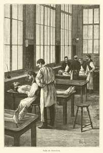 Diseksiyon (oyma) odası by French School
