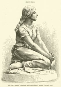 1872 Salonu, Heykel, Jeanne Darc, ilham ve çözüm (gravür) by French School