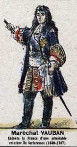 Sébastien Le Prestre de Vauban (1633-1707), Fransa mareşali. “” Galeriede Kings and Queens of France ve 1643