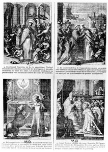 Premonstratensian kanon düzeninin kurucusu Saint Norbert