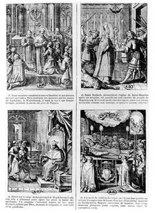 Premonstratensian kanon düzeninin kurucusu Saint Norbert
