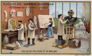 Heykel ve kalıplama atölyesi (chromolitho) by French School