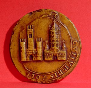 Toulouse Şehri Mührü, 1303 (balmumu) by French School