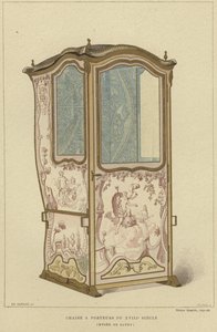 Sedan koltuk, 18. Yüzyıl by French School