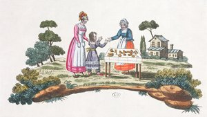 Pain dEpices Satıcısı, bir hayran için tasarım, c.1820-30 by French School