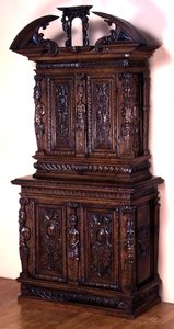 Dört kapılı büfe (ahşap)