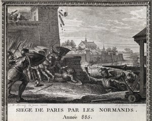 Normanlar tarafından Paris Kuşatması, 885 yılı. “Rakamlar de l