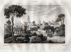 Siena - Siena - Toscana - Toskana - M. de Norvins, Ch. Nodier 1834-1836. by French School