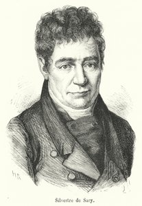 Silvestre de Sacy (gravür) by French School