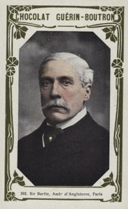 Sir Bertie, Ambassadeur dAngleterre, Paris (renkli fotoğraf) by French School