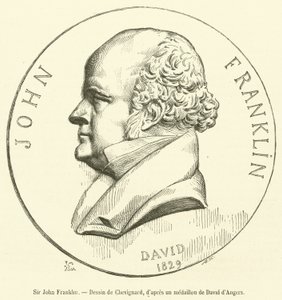 Sir John Franklin (gravür) by French School