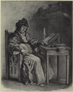 Sir John Froissart (fotogravür) by French School