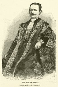 Sir Joseph Renals, Londra Belediye Başkanı (gravür) by French School