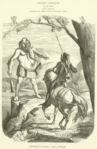 Efendi Thopas ve efendim Oliphant (gravür) by French School