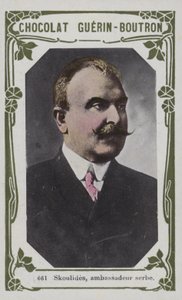 Skoulides, Sırp büyükelçisi (renkli fotoğraf) by French School