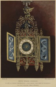 Küçük asılı saat by French School