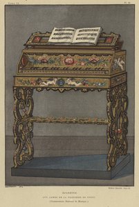 Conti Prensesi arması ile Spinet by French School