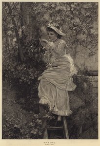 Bahar (gravür) by French School