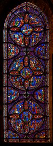 St Anthony ve St Paul Anchorite penceresi (w30b) by French School
