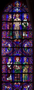 Agnus Dei ile St John Baptist; Ürdün Vaftizi (w106) by French School