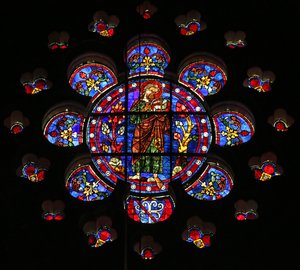 Agnus Dei ile çölde Vaftizci Yahya(w116) by French School