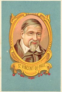 St Vincent-de-Paul (renkli taş) by French School