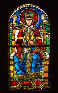 Vitray. Majesteleri İmparator, XII yüzyılın sonlarında by French School