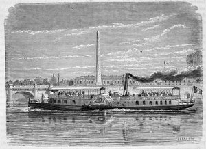 Buharlı tekne (tekerlekli), 1867 Dünya Fuarı sırasında Paris