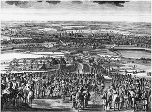 Ghent şehrinin ve kalesinin teslimi, 1678 by French School
