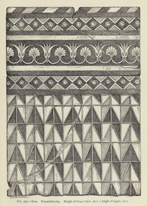 Susa, Emaye kil, Alt tuğla yüksekliği, 20 c; üst yükseklik, 12 c by French School