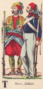 T: Türkler, Askerler by French School