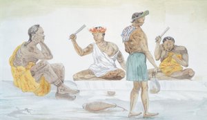 Tahiti kumaş çırpıcılar, Louis I Duperrey
