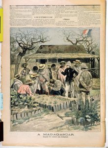 Madagaskar yerlilerine yetiştirme yöntemlerini öğretmek, Le Petit Journal, 7 Kasım 1896
